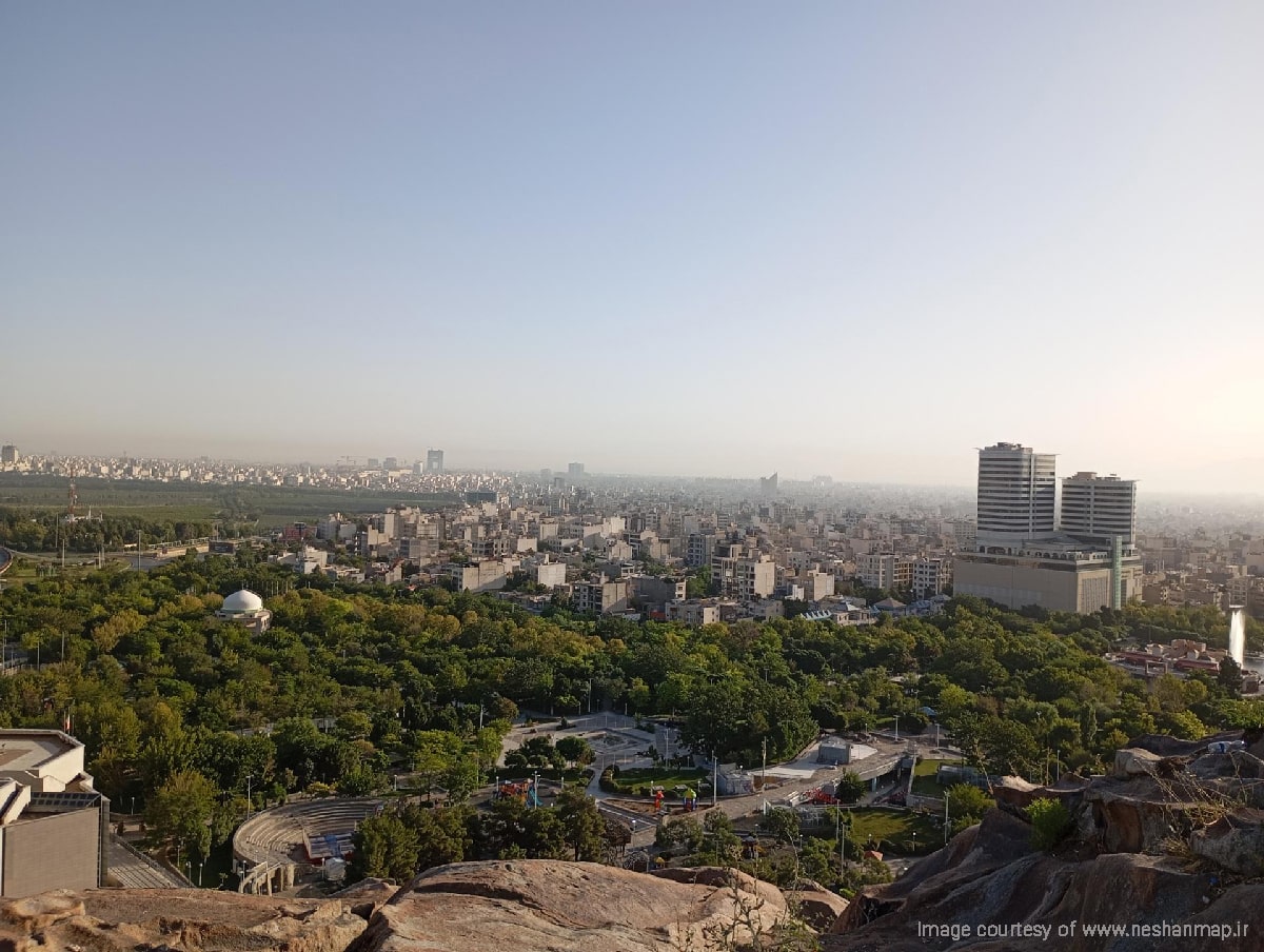 نمایی زیبا از کوهسنگی مشهد