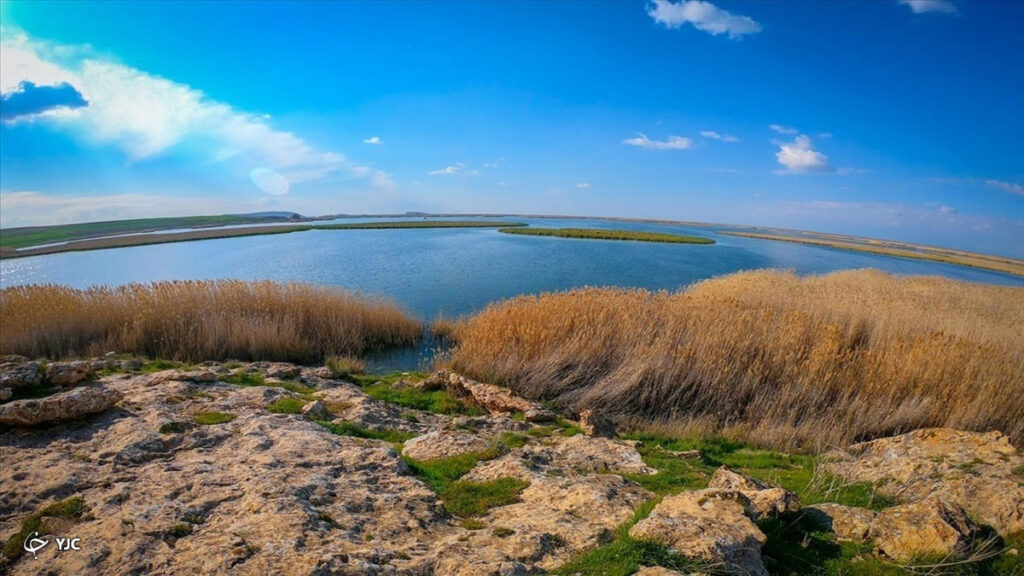 نمایی از تالاب بین‌المللی کانی برازان