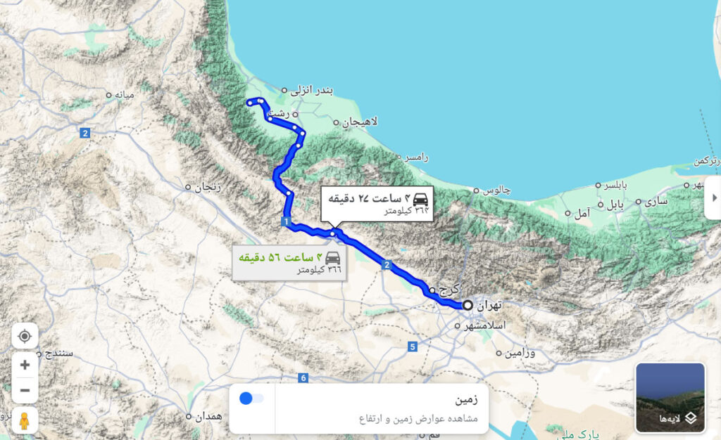 تماشای مسیر زیبا و سفر به ماسال دیدنی