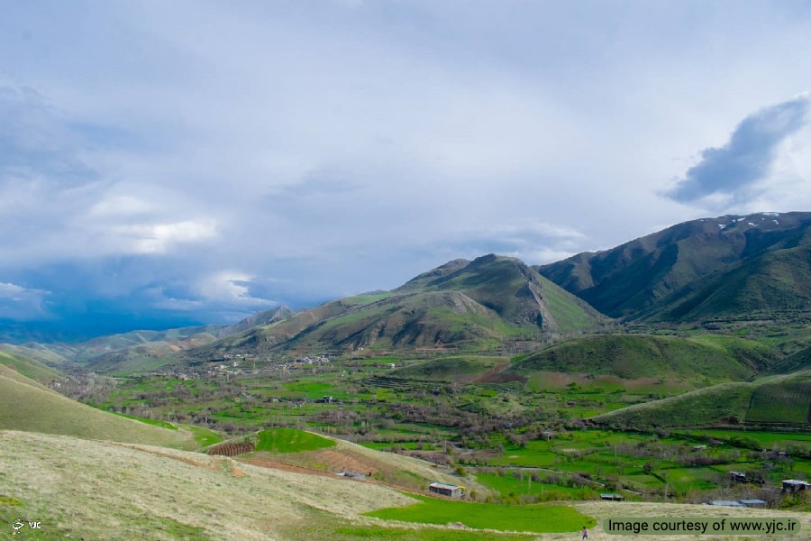 نمایی زیبا از طبیعت بی نظیر سنندج