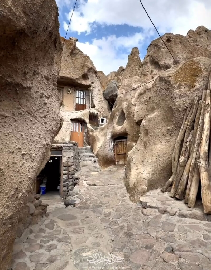 نمایی زیبا از روستای کندوان تبریز