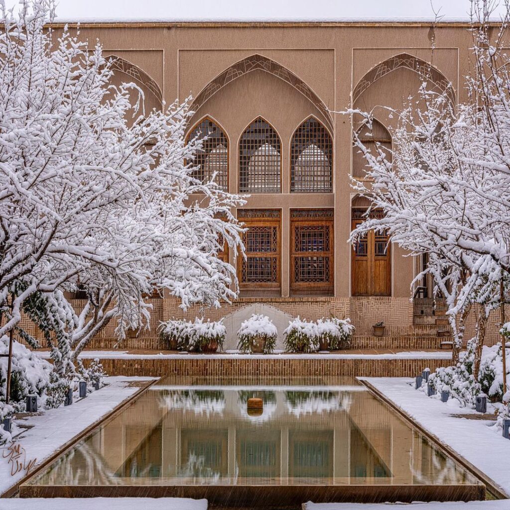 زمستان در کاشان و خانه عامری ها