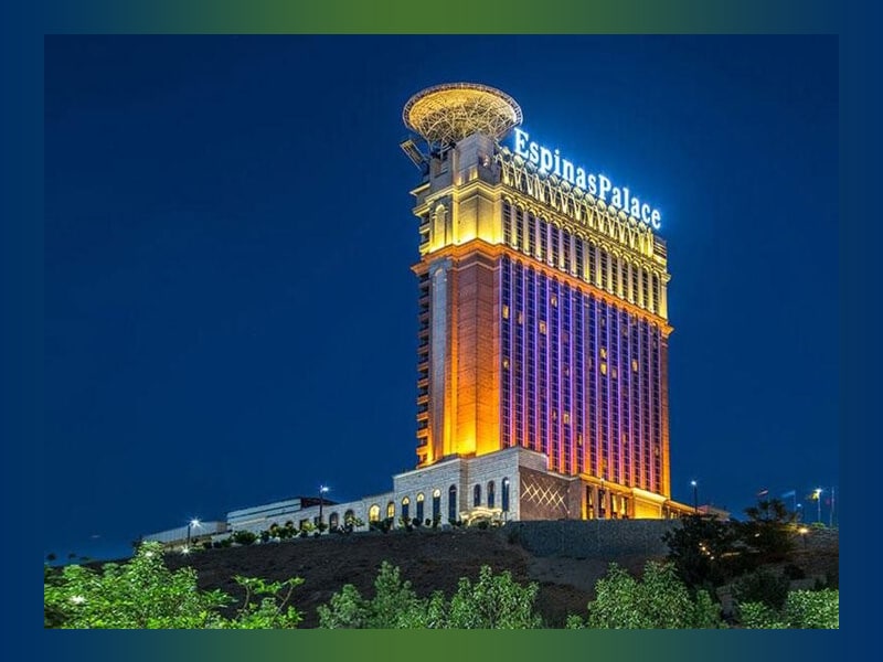 هتل اسپیناس پالاس؛ چشم انداز هتل های تهران