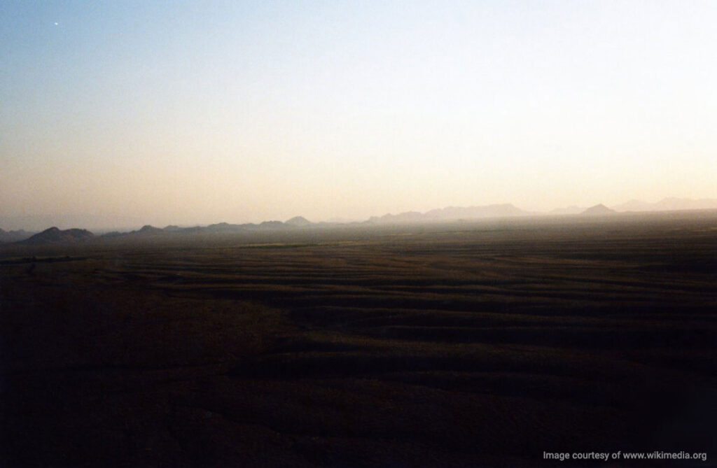 Dasht-e Kavir, the largest salt desert in Iran