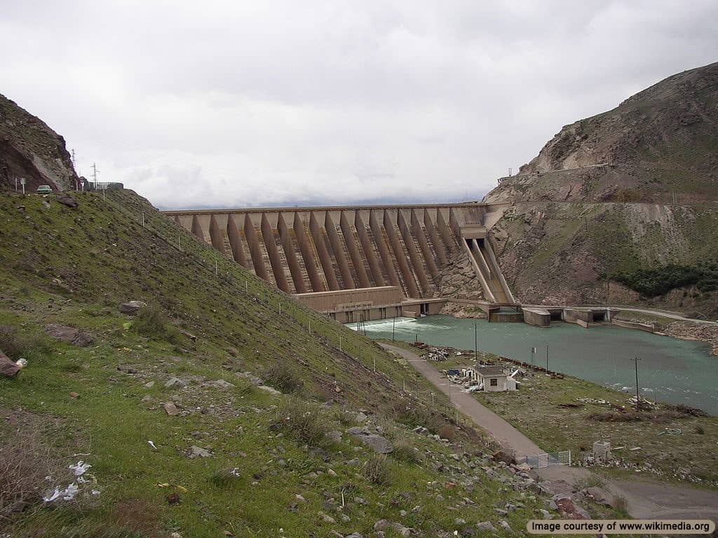 Seimare or Manjil Dam in Gilan