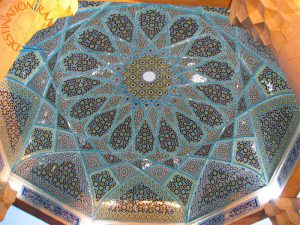 Ceiling of Tomb of Hafez in Shiraz