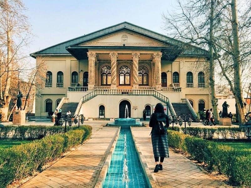 A view of Ferdows garden in Pahlavi Street, Tehran