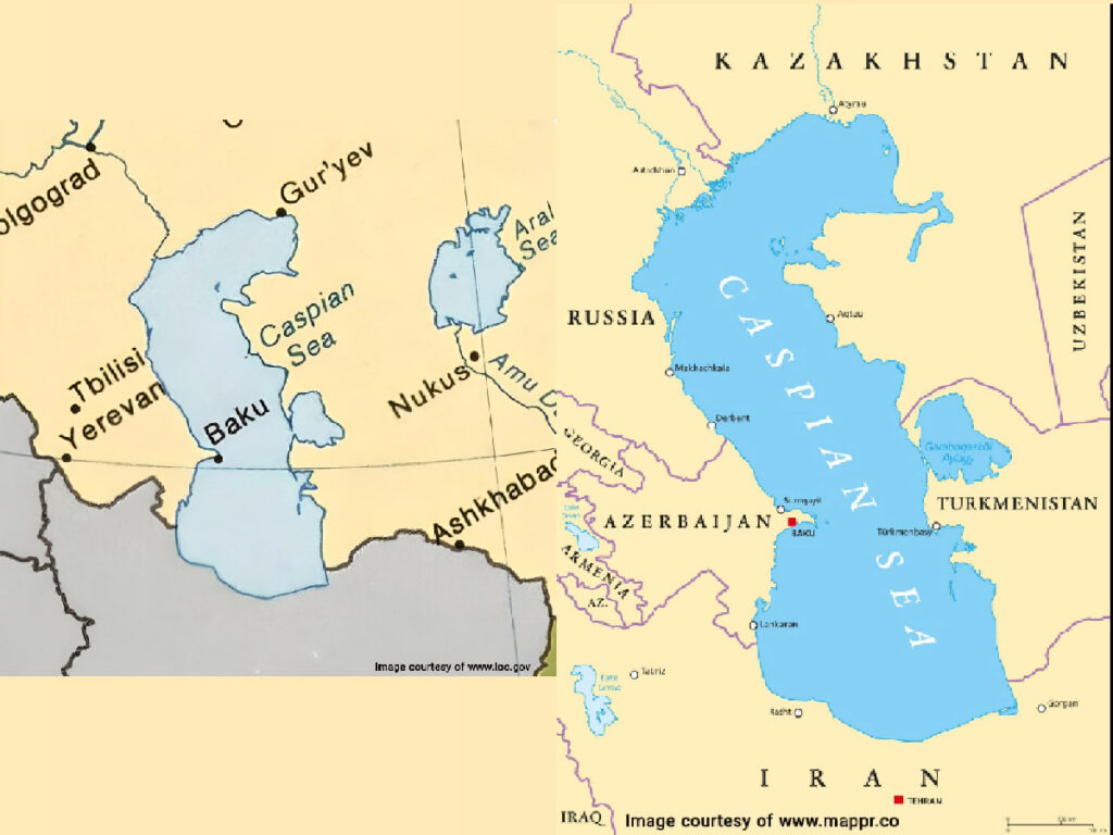 Caspian region borders after the soviet fall