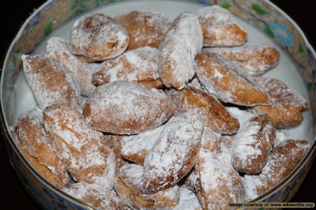 Qottab is a traditional Iranian pastry