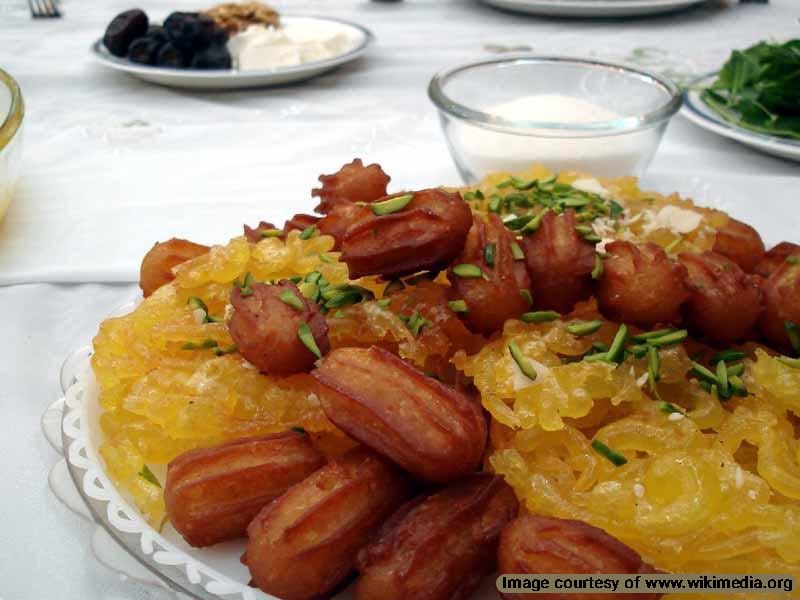 Zoolbia Bamieh, a favorite snack during Ramadan