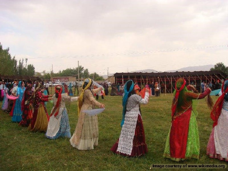 Basseri dance rituals performed by nomadic tribes