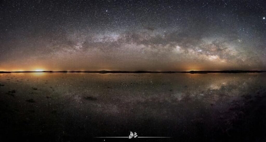 The incredible horizon of the Seh Qaleh Desert