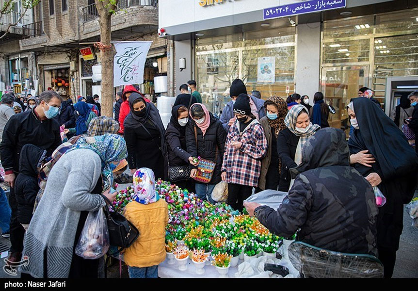 The busy streets of Tehran’s Grand Bazaar