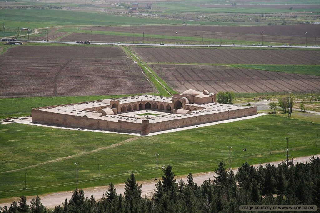 The Shah Abbasi Caravanserai in Bistoun