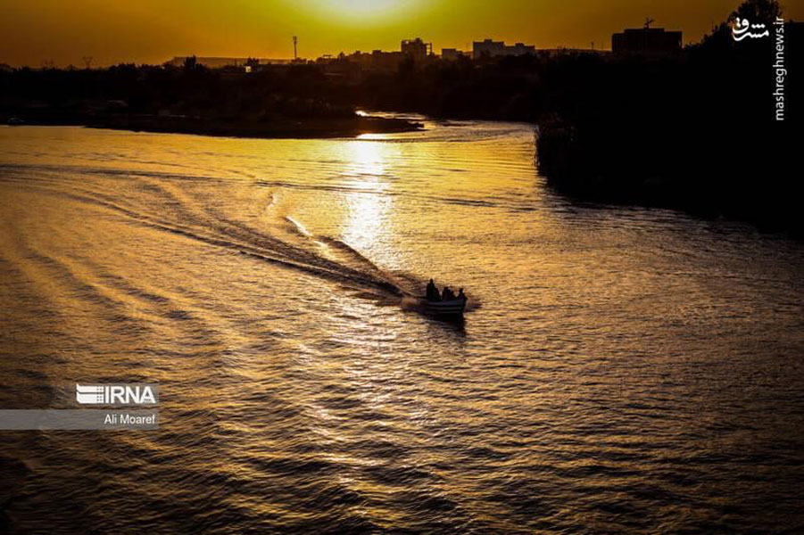 Boating on the Karun River