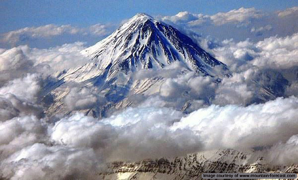 Damavand, the highest peak in all of Iran