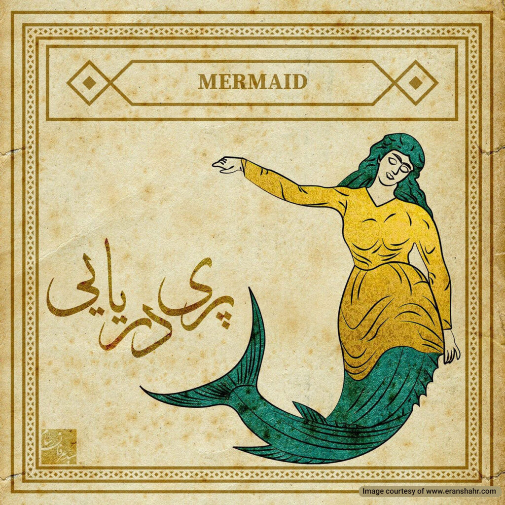 Persian mermaids in folklore