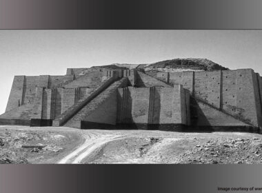 The ancient Ur Ziggurat