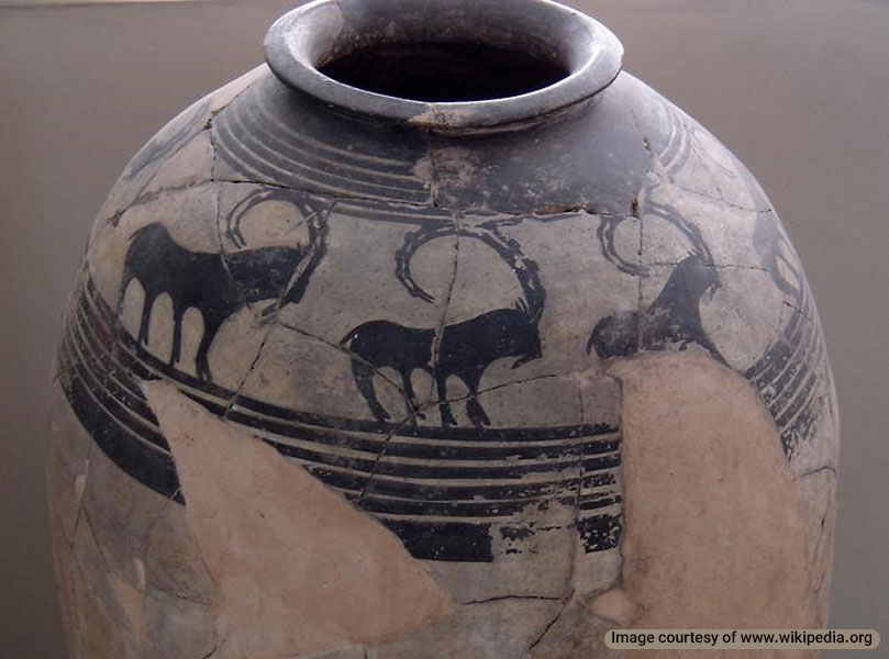 Pottery from ancient Iran