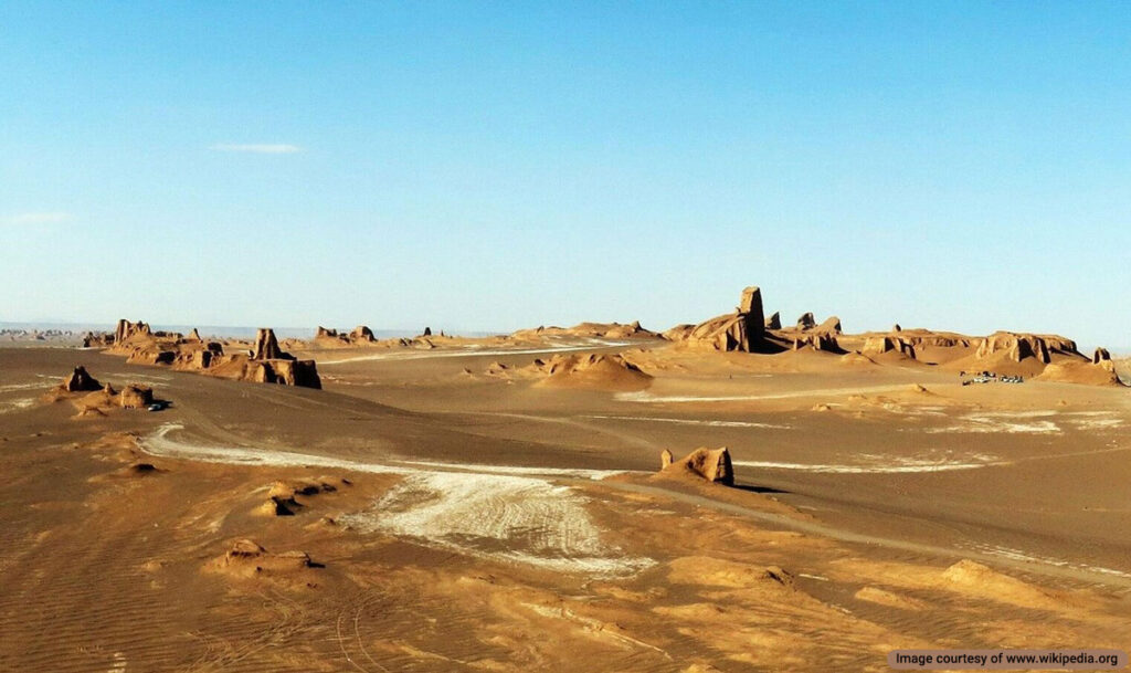 The Lut Desert is a dangerous destination