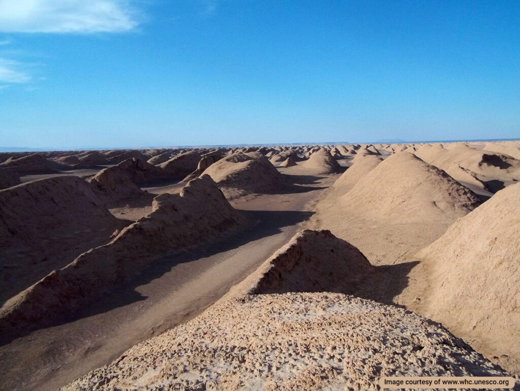 Yardangs in the Lut Desert